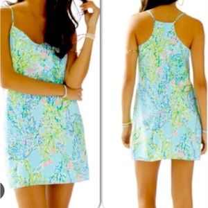 lilly pulitzer • dusk dress in skye blue heaven ☁️